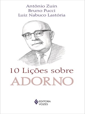 cover image of 10 lições sobre Adorno
